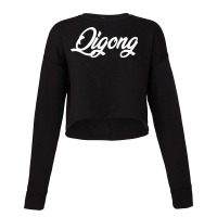 Qigong Cursive Text Novelty Hobby T Shirt Cropped Sweater | Artistshot