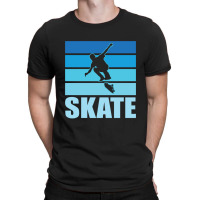 Blue Skate Skateboarder Skateboarding 23418429 T-shirt | Artistshot