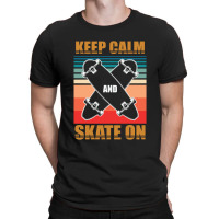 Cool Skateboarding Keep Calm 23418410 T-shirt | Artistshot