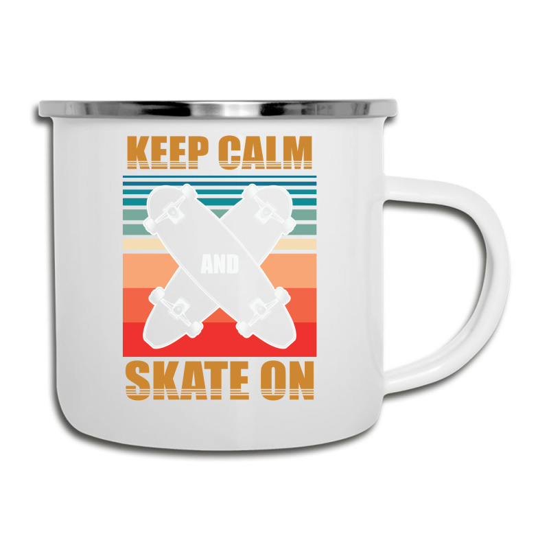 Cool Skateboarding Keep Calm 23418410 Camper Cup | Artistshot