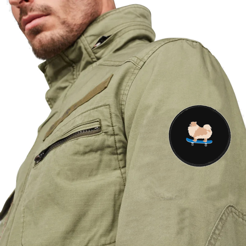 Funny Skateboarding Bassett Hound Dog 23418523 Round Patch | Artistshot