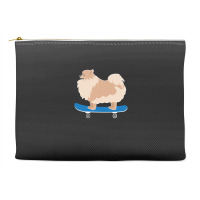 Funny Skateboarding Bassett Hound Dog 23418523 Accessory Pouches | Artistshot