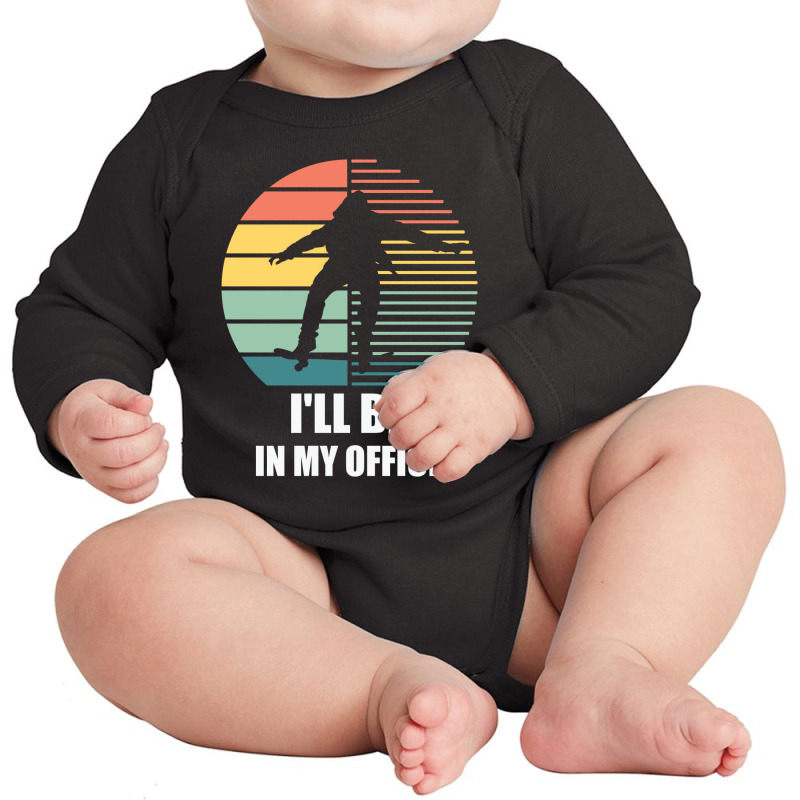 Officer Skate Ill Be In 23418503 Long Sleeve Baby Bodysuit | Artistshot