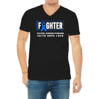 Sjs Fighter Shirt   Stevens Johnson Syndrome Awareness T Shirt V-neck Tee | Artistshot