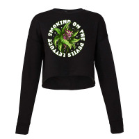 Smoking On The Devil’s Lettuce Cropped Sweater | Artistshot