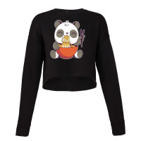 Ramen Panda Cropped Sweater | Artistshot