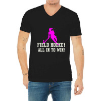 Girls Field Hockey For Kids And Adults Long Sleeve T Shirt V-neck Tee | Artistshot