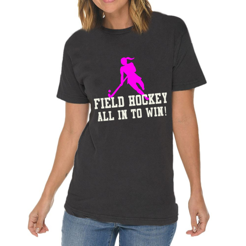 Girls Field Hockey For Kids And Adults Long Sleeve T Shirt Vintage T-shirt | Artistshot