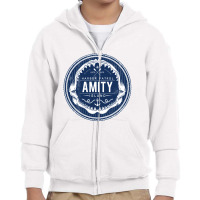 Amity Island Harbor Patrol Youth Zipper Hoodie | Artistshot