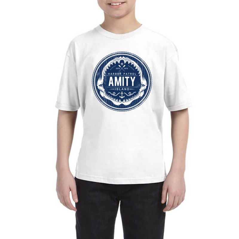 Amity Island Harbor Patrol Youth Tee by Austiner | Artistshot