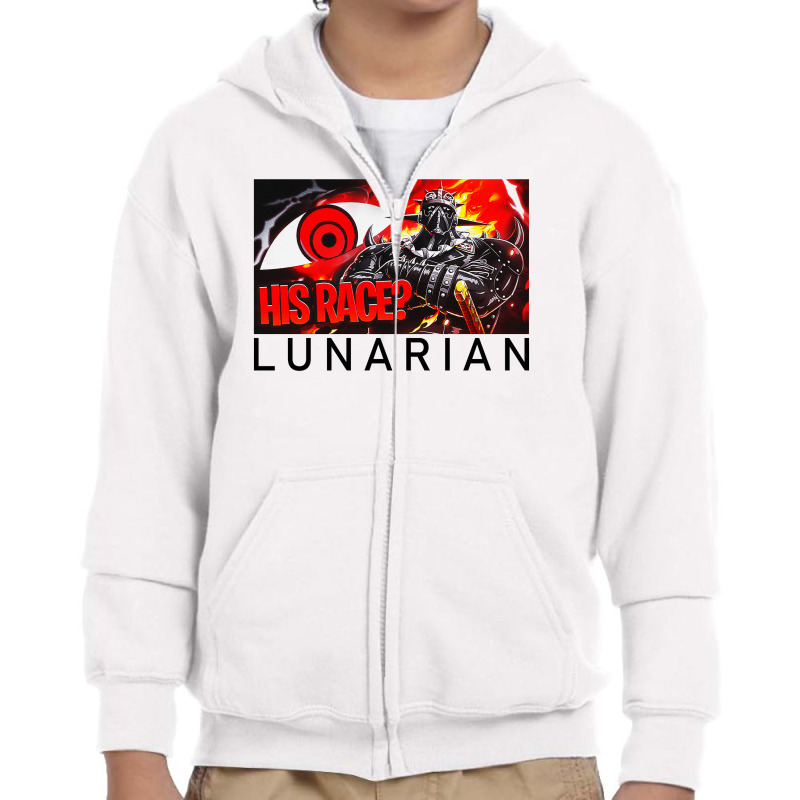 Lunarian One Youth Zipper Hoodie | Artistshot