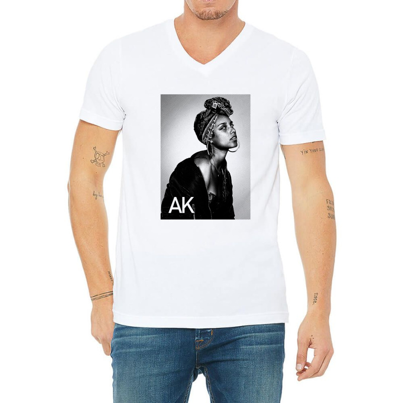 Alicia Keys 2 V-neck Tee | Artistshot