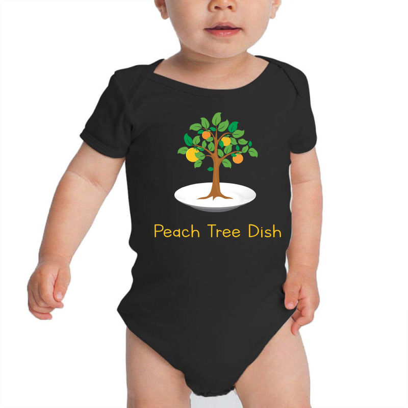 Peach Tree Dish Sarcastic Witty Humor Petri Dish Long Sleeve T Shirt Baby Bodysuit by BeanblossomSheldon | Artistshot