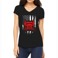 Us Trucking Women's V-neck T-shirt | Artistshot