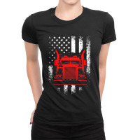 Us Trucking Ladies Fitted T-shirt | Artistshot