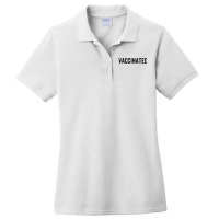 Vaccinated Pro Vaccine Ladies Polo Shirt | Artistshot