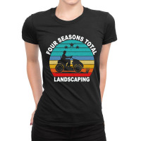 Four Season Total Landscaping Ladies Fitted T-shirt | Artistshot