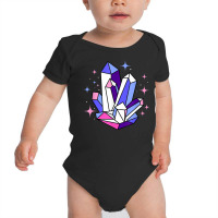 Omnisexual Pride Crystals Omnisexual Pride T Shirt Baby Bodysuit | Artistshot