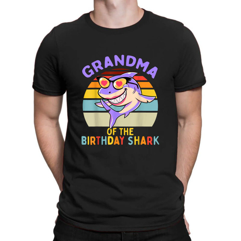 Grandma Of The Shark Birthday Matching Family T-shirt | Artistshot