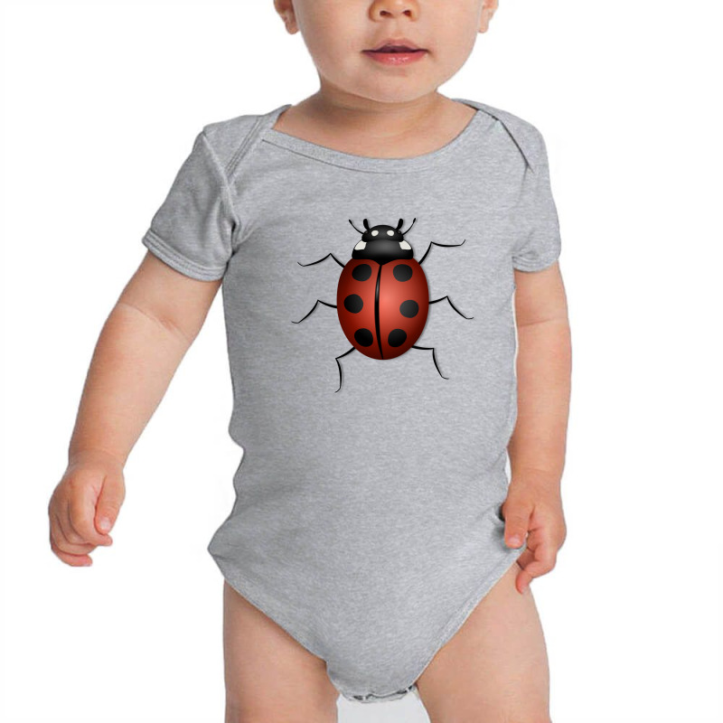 Ladybug Baby Bodysuit by vasu4christ | Artistshot