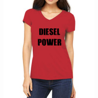 Diesel Power Truck Mechanic Women's V-neck T-shirt | Artistshot