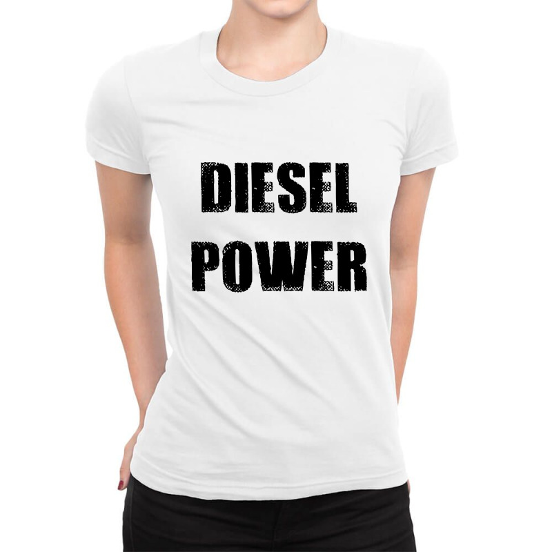 Diesel Power Truck Mechanic Ladies Fitted T-Shirt by Sutra Lotus Co | Artistshot