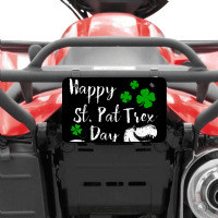 Happy St. Pat Trex Day Dinosaur St. Patrick's Day Atv License Plate | Artistshot