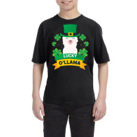 Lucky O'llama St Patricks Day Youth Tee | Artistshot