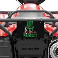 Sasquatch St. Patrick's Day Atv License Plate | Artistshot