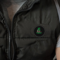 Sasquatch St. Patrick's Day Round Patch | Artistshot