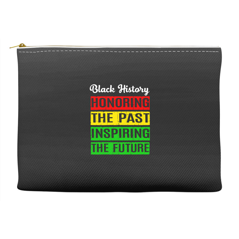 Honoring The Past Inspiring The Future Black History Month Accessory Pouches by atunnasalam | Artistshot