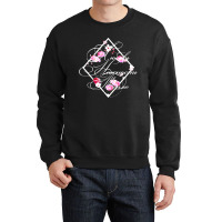 Beautiful Russian Gift Floral Text Love Crewneck Sweatshirt | Artistshot