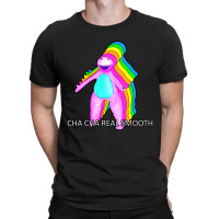 Cha Cha Real Smooth Barney Meme T-shirt | Artistshot