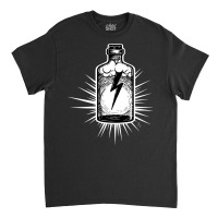 Tattoo Style Lightning In A Bottle, Bottled Genius! Premium T Shirt Classic T-shirt | Artistshot