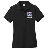 I Love 80's Music Cassette Tape Ladies Polo Shirt | Artistshot