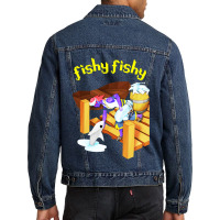 Fishy Fishy! Crewneck Men Denim Jacket | Artistshot