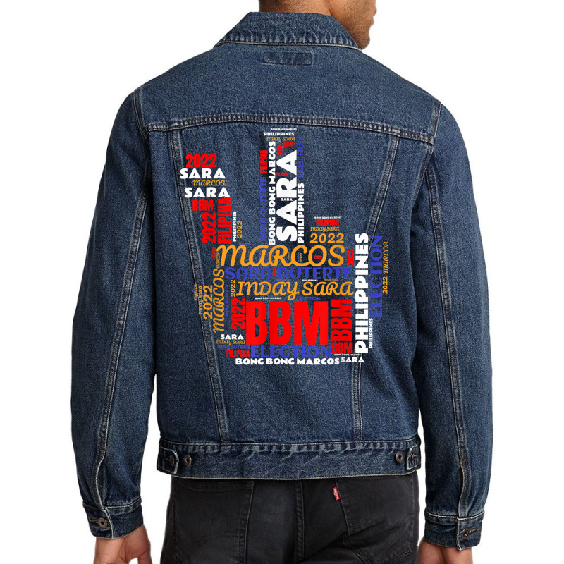 Bbm Sara 2022 Bongbong Marcos Inday Duterte For President T Shirt Men Denim Jacket by isento | Artistshot