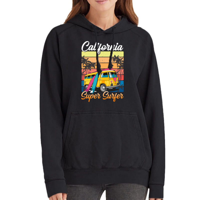 Summer Design - California Super Surfer Vintage Hoodie by vasu4christ | Artistshot