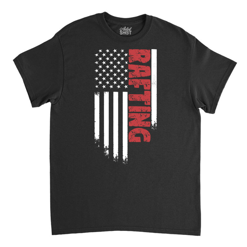 Rafting American Usa Flag | Adventure Rafting Classic T-shirt | Artistshot