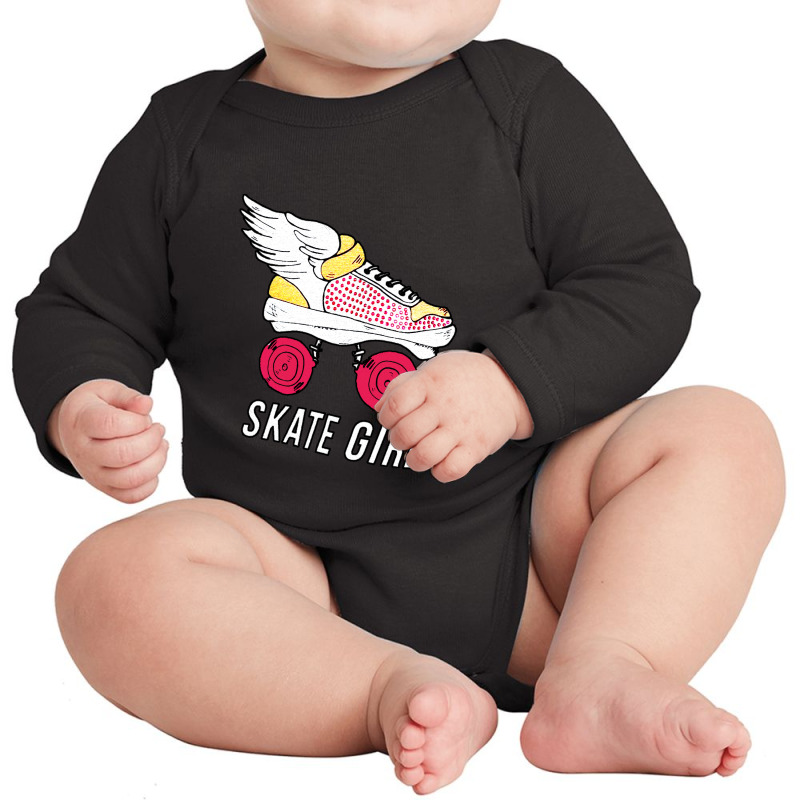 Skate Pop Art Sport Long Sleeve Baby Bodysuit by zig street | Artistshot