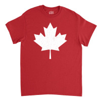 Maple Leaf Grunge Classic T-shirt | Artistshot