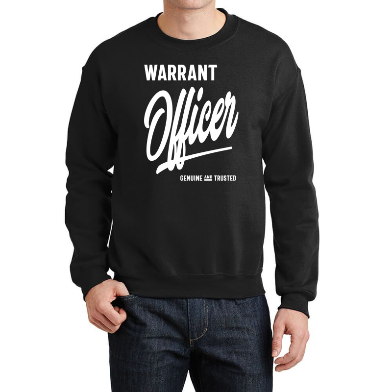 Warrant Officer Gift Funny Job Title Profession Birthday Idea Crewneck Sweatshirt by cidolopez | Artistshot