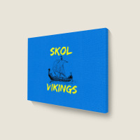 Skol Vikings Minnesota Shirt Landscape Canvas Print | Artistshot