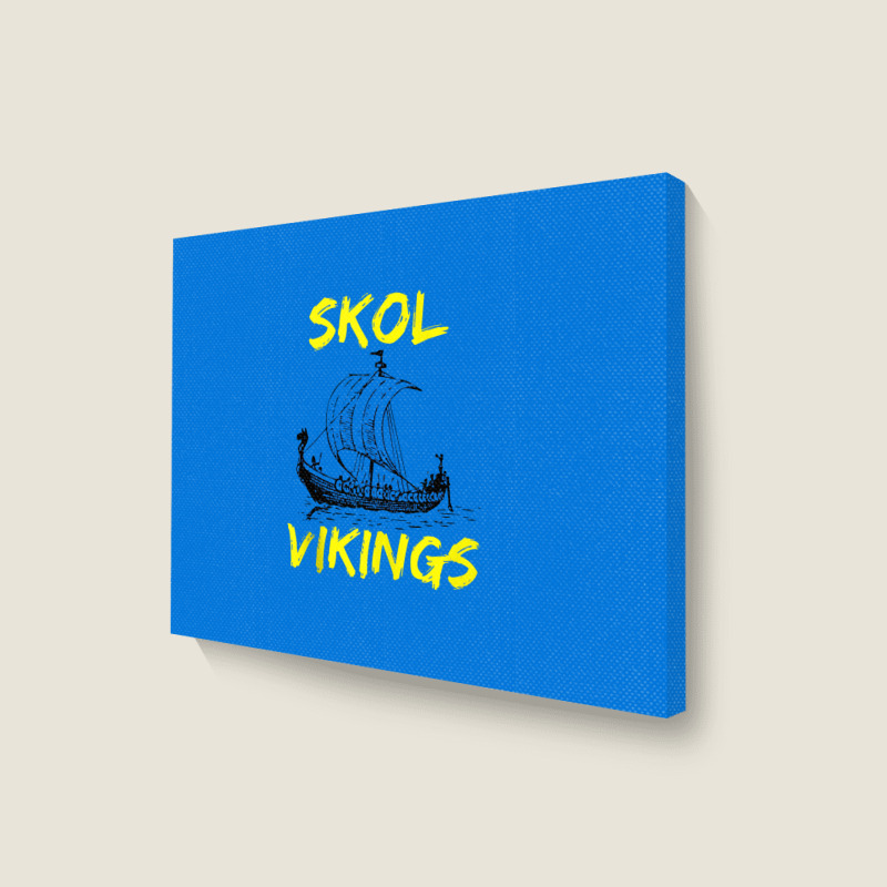 Skol Vikings Minnesota Shirt Landscape Canvas Print | Artistshot