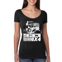 Uaz Offroad 4x4 4wd Utility Vehicle Russia Ussr T Shirt Women's Triblend Scoop T-shirt | Artistshot