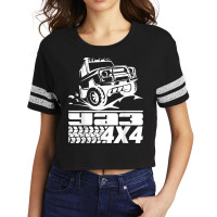 Uaz Offroad 4x4 4wd Utility Vehicle Russia Ussr T Shirt Scorecard Crop Tee | Artistshot