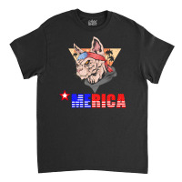 Merica Yorkie Classic T-shirt | Artistshot