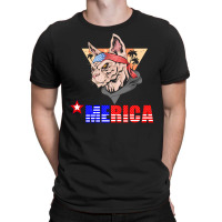 Merica Yorkie T-shirt | Artistshot