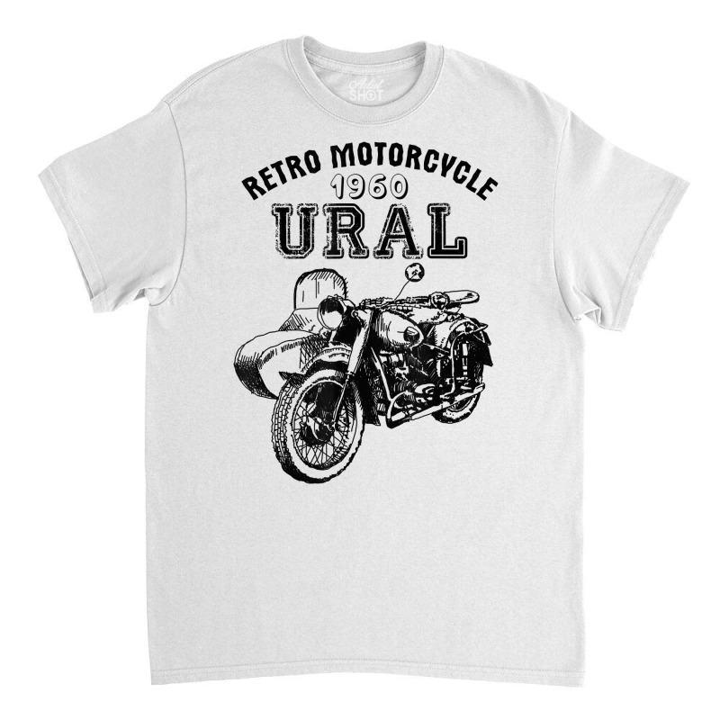 Retro Motorcycle Ural T Shirt   Vintage Sidecar Motorbike Classic T-shirt by ReagerAero | Artistshot