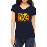 Instant Party Girls Women's V-neck T-shirt | Artistshot